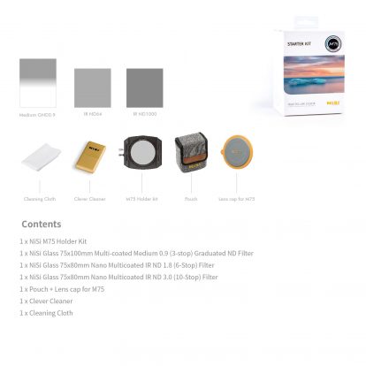 NiSi M75 75mm Starter Kit with Pro CPL