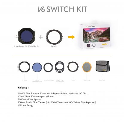 NiSi V6 Switch Kit – 100mm V6 Filtre Sistemi & Switch Filtre Aparatı