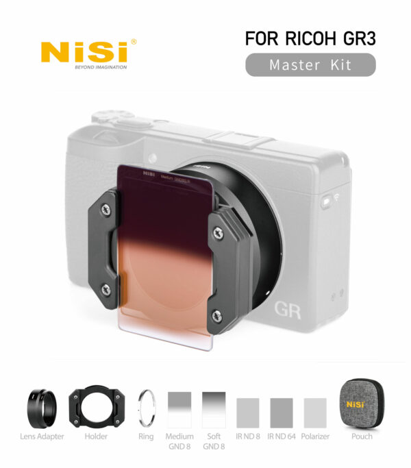 Ricoh GR3 uyumlu NiSi Filtre Sistemi (Master Kit)