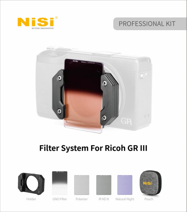 Ricoh GR3 Uyumlu NiSi Filtre Sistemi (Professional Kit)