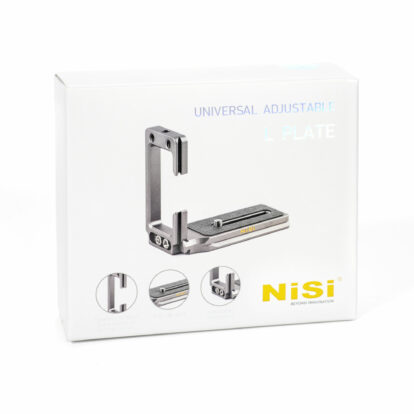 NiSi PRO NLP-CG Flip-Out Ekranlı Kameralar İçin Ayarlanabilir L Bracket  (Tripod bağlantı noktası kamera tabanının ortasında olan kameralar için)