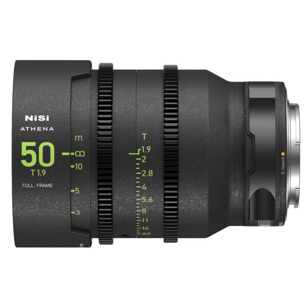 NiSi 50mm ATHENA PRIME Full Frame Cinema Lens T1.9 (E Mount)