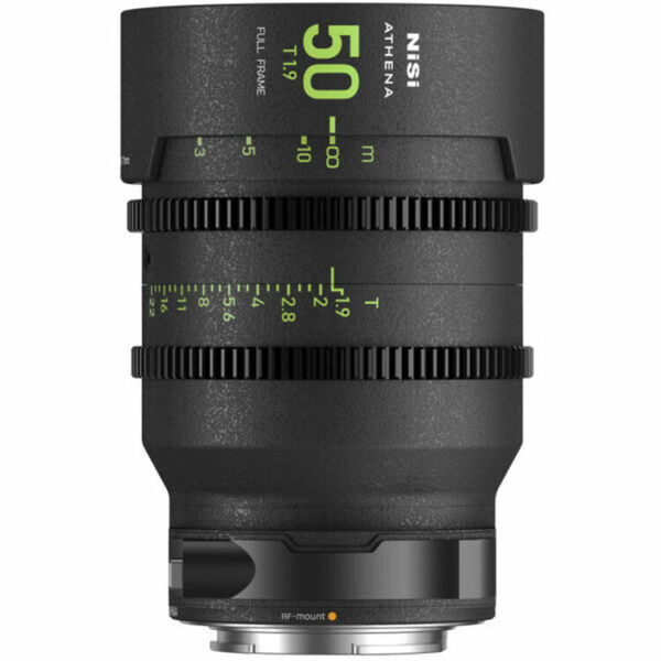 NiSi 50mm ATHENA PRIME Full Frame Cinema Lens T1.9 (RF Mount)