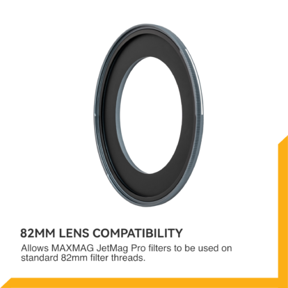 NiSi JetMag Pro 82mm-MAXMAG Magnetic Adapter Ring