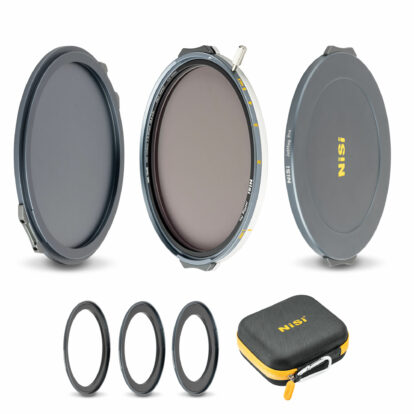 NiSi JetMag Pro VND Flex Kit 95MAG Magnetic Filter Kit (1-5 Stops True Color VND, 82mm/86mm/95mm Adaptors, Front Cap, Back Cap, Caddy Pouch)