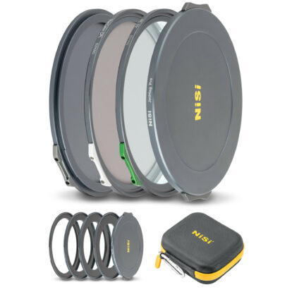 NiSi JetMag Pro Capture Kit 82MAG Magnetic Filter Kit (NC UV, TC CPL, 67mm/72mm/77mm/82mm Adaptors, Two Front Caps, Back Cap, Caddy Pouch)
