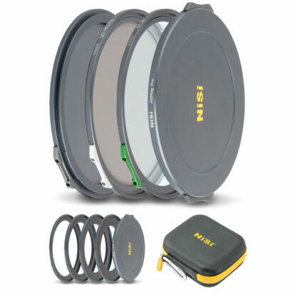NiSi JetMag Pro Capture Kit 82MAG Magnetic Filter Kit (NC UV, TC CPL, 67mm/72mm/77mm/82mm Adaptors, Two Front Caps, Back Cap, Caddy Pouch)