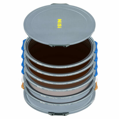 NiSi JetMag Pro Cinema Kit 95MAG Magnetic Filter Kit (FS ND 2 Stop, FS ND 3 Stop, FS ND 4 Stop, FS ND 6 Stop, TC CPL, Black Mist 1/8, 86mm/95mm Adaptors, Two Front Caps, Back Cap, Caddy Pouch)