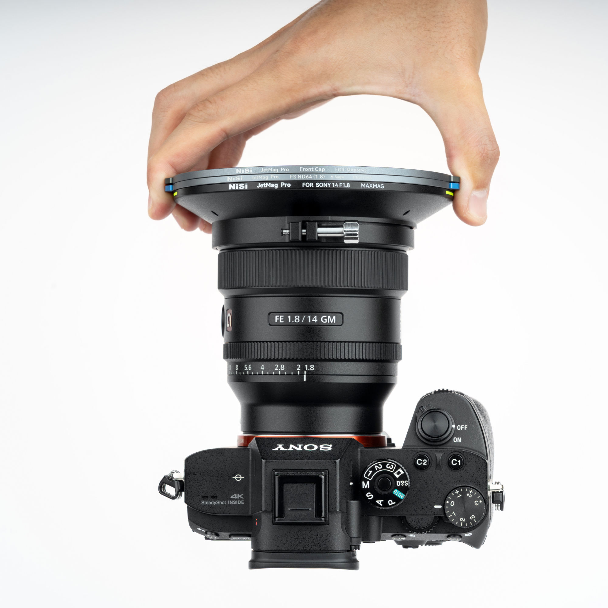 DSC0199bu.jpg NiSi JetMag Pro Landscape ND Kit MAXMAG Magnetic Filter Kit for Sony FE 14mm f/1.8 GM (FS ND 6 Stop, FS ND 10 Stop, TC CPL, Adapter for Sony FE 14mm f/1.8 GM, Front Cap, Back Cap, MaxMag Pouch)