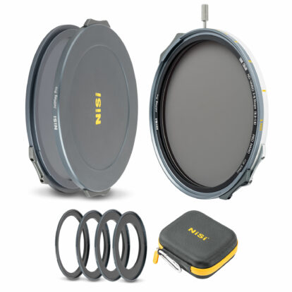 NiSi JetMag Pro VND Flex Kit 82MAG Magnetic Filter Kit (1-5 Stops True Color VND, 67mm/72mm/77mm/ 82mm Adaptors, Front Cap, Back Cap, Caddy Pouch)