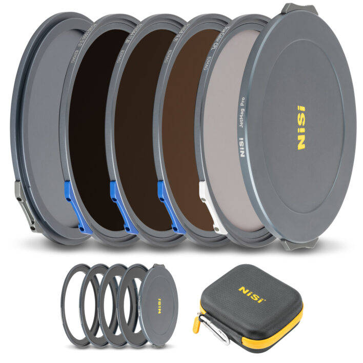 Landscape-ND-Kit-1-708x708-1.jpg NiSi JetMag Pro Landscape ND Kit 82MAG Magnetic Filter Kit (FS ND 3 Stop, FS ND 6 Stop, FS ND 10 Stop, TC CPL, 67mm/72mm/77mm/82mm Adaptors, Two Front Caps, Back Cap, Caddy Pouch)