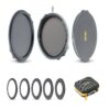 NiSi JetMag Pro VND Flex Kit 67MAG Magnetic Filter Kit (1-5 Stops True Color VND, 52mm/55mm/58mm/62mm/67mm Adaptors, Front Cap, Back Cap, Caddy Pouch)