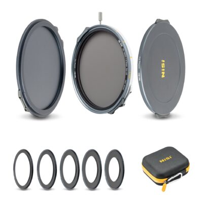 NiSi JetMag Pro VND Flex Kit 67MAG Magnetic Filter Kit (1-5 Stops True Color VND, 52mm/55mm/58mm/62mm/67mm Adaptors, Front Cap, Back Cap, Caddy Pouch)