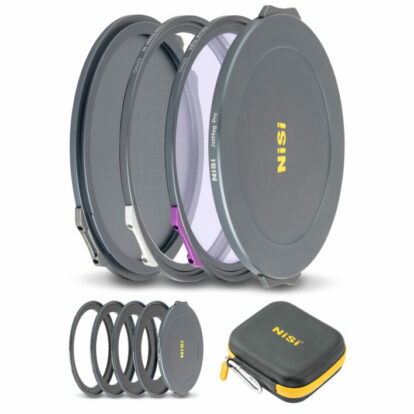 NiSi JetMag Pro Night Kit 82MAG Magnetic Filter Kit (Natural Night, Cross Screen 4x, 67mm/72mm/77mm/82mm Adaptors, Two Front Caps, Back Cap, Caddy Pouch)
